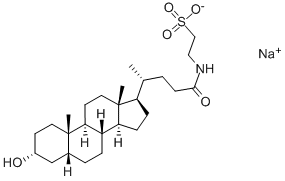 Taurolithocholic acid sodium salt  Structure